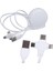 PM-27143 1 Metre Makaralı 3ın1 Şarj Kablosu (Lightning - Type-C - Micro Usb) 1