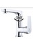 Lavabo Bataryası Krom Banyo Lavabo Musluk Ağır Prinç Gövde Döner Boru Modern Lüks Armatür Gümüş Gri 4