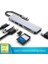 Usb-C Hub 6'sı 1 Arada – 4K Hdmı, 2x USB 3.0, Sd/tf, Pd Şarj Desteği 2