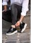 Black Lupa 0068 Hakiki Deri Günlük Erkek Sneaker Siyah 5