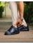 Navy Blue Laven 0395 Hakiki Deri Günlük Erkek Sneaker Ayakkabı 4