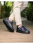 Navy Blue Laven 0395 Hakiki Deri Günlük Erkek Sneaker Ayakkabı 5