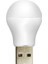5 Volt - 1 Amper USB LED Lamba Beyaz 1