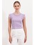 AYDOGANTICARET44 0430 Örme Bluz - Lila 1