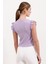 AYDOGANTICARET44 0430 Örme Bluz - Lila 4