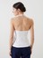 Yeni Sezon Halter Yaka Tasli Fiyonk Detayli Kadin Bluz - S5GI25Z8 4