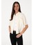 Ekru Kadın Cropped Fit Gömlek DMK.2104541SOLE. 2