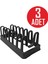 3 Adet Gri Siyah Tencere Kapağı Organizer 6 Bölmeli Tencere Kapak Dolap Içi Düzenleyici Kapak 1