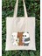 We Bare Bears, Kafadar Ayılar 3 Yakın Dost Tote Bag Bez Çanta 1
