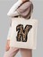 Leopar N Harf Desenli, Y2 Pinterest Retro Bez Çanta Tote Bag, Hediye Çanta 4
