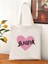 Black Pink Tote Bag Bez Çanta 2