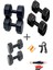 Ps Spor 3 Çift Dambıl Set 2 kg + 4 kg + 6 kg + Eldiven Ayarlanabilir Sayaçlı Yay ve Atlama Ipi 1