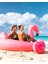 Şişme Pembe Flamingo Deniz Yatağı – 178X135X97 cm | Tutma Kulplu Dev Havuz Oyuncağı 2