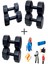 Ps Spor 3 Çift Dambıl Set 5 kg + 8 kg + 10 kg + 5 Çeşit Egzersiz Seti 1