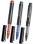 Faber Castell 3 Renk(Kırmızı, Mavi, Siyah) Iğne Uçlu 0,5 Roller Kalem Yeni Nesil/üretim Üçgen Ergonomik Tutuş 1