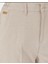 Haki Kadın Çizgili Keten Karışımlı Carrot Fit Kanvas Pantolon DMK.2185010EGON25Y. 5