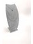 Gri Süet Kumaş Kolye ve Zincirli Ayaklı Stand, 25/12 Cm, Şık ve Modern Tasarım 1