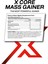 Bioxlab X-Core Mass Gainer Çikolata Aromalı 5000 gr 50 Servis Karbonhidrat Tozu - Gainer - Hacim 3