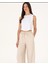 Ekru Kadın Loose Fit Pantolon DMK.2107035ECOLE. 2