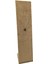 Süet Kumaş Takı Sergileme Standı, 40X10 Cm, Ayaklı, Sütlü Kahve Renk 1