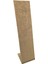 Süet Kumaş Takı Sergileme Standı, 40X10 Cm, Ayaklı, Sütlü Kahve Renk 2