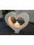 Kalp Şekilli Işıltılı Tealight Mumluk, Ev Dekorasyonu Için Şık ve Sıcak Atmosfer 2