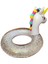 3-6 Yaş Renkli Simli Unicorn Simit Bebek ve Deniz Havuz Simidi 75 cm 4