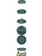 Turk Tekerlekli Saksı Altığı 4 Adet 37 cm Yeşil - ISL5148-8116 2