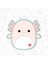 Squishmallows Axolotl Kurabiye Kalıbı ve Hamur Şekillendirici Kesici 1