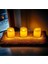 14 Şubat Için Ledli Mum Tealight Işıklı 3'lü, Sarı, Pil Dahil, Dumansız ve Alevsiz, Beyaz 1
