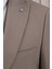 Erkek Likralı Slim Fit Sivri Yaka Yelekli Takım Elbise 4