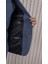 Erkek Likralı Slim Fit Sivri Yaka Yelekli Takım Elbise 5