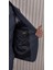 Erkek Likralı Slim Fit Sivri Yaka Yelekli Takım Elbise 6