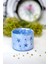 Yıldız Temalı Yaldızlı Seramik Tealight Mumluk, Şık ve Parlak Dekoratif Aksesuar 1