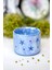 Yıldız Temalı Yaldızlı Seramik Tealight Mumluk, Şık ve Parlak Dekoratif Aksesuar 2