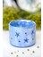 Yıldız Temalı Yaldızlı Seramik Tealight Mumluk, Şık ve Parlak Dekoratif Aksesuar 3