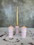 Modern Beton 3'lü Tealight Mumluk Şamdan Seti, Şıklık ve Atmosfer Sağlar. 1