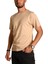 Erkek Sıfır Yaka Regular Fit Kısa Kol Tişört BGL-ST04713 (Bej) 3