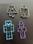 Hamur Şekillendirici Kurabiye Kek Kalıbı - Minecraft Set (4 Adet) 1