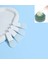 4'lü Mini Silikon Maske Sürme Spatulası Beyaz Set, Pratik ve Temiz Kullanım 1