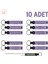 Öğretmenden Tüm Öğrencilerine Özel, 10'lu Set, Isim Yazılı Hediye Anahtarlık, Mor Menekşe & Gri 1