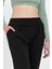 Siyah Relax Yoga Pantolonu 4