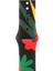 Apple Watch 9 8 7 6 5 4 3 2 1 Se 44MM Uyumlu Kordon Silikon Flower Desenli Black Unity Spor Kordon 2