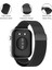 Huawei Watch Fit 3 Uyumlu Kordon Mıknatıslı Ayarlanabilir Paslanmaz Metal Kordon Örgü Hasır Kordon 6