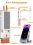 Çok Fonksiyonlu Katlanabilr Telefon Standı Telefon/airpods/kulaklk/pc/klavye Temizleme Temizlik Kiti 4