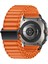 Samsung Galaxy Watch Ultra 47MM Uyumlu Kordon Metal Tokalı Hasır Örgü Ayarlanabilir Dayanıklı Kordon 1