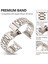 Apple Watch 9 8 7 6 5 4 3 2 Se 42MM/44MM/45MM/49MM Uyumlu Kordon Ayarlanablir Parlak Metal Paslanmaz 2