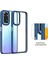 Xiaomi Redmi Note 11S Uyumlu Kılıf Kamera Çıkıntılı Arkası Şeffaf Kenarları Renkli Silikon Kapak 5