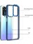 Xiaomi Redmi Note 11S Uyumlu Kılıf Kamera Çıkıntılı Arkası Şeffaf Kenarları Renkli Silikon Kapak 6