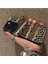 iPhone 14 Pro Uyumlu Kılıf Leopar Desenli Kahverengi Çizgili Metalik Tuşlu Kamera Kenar Çıkıntılı 2
